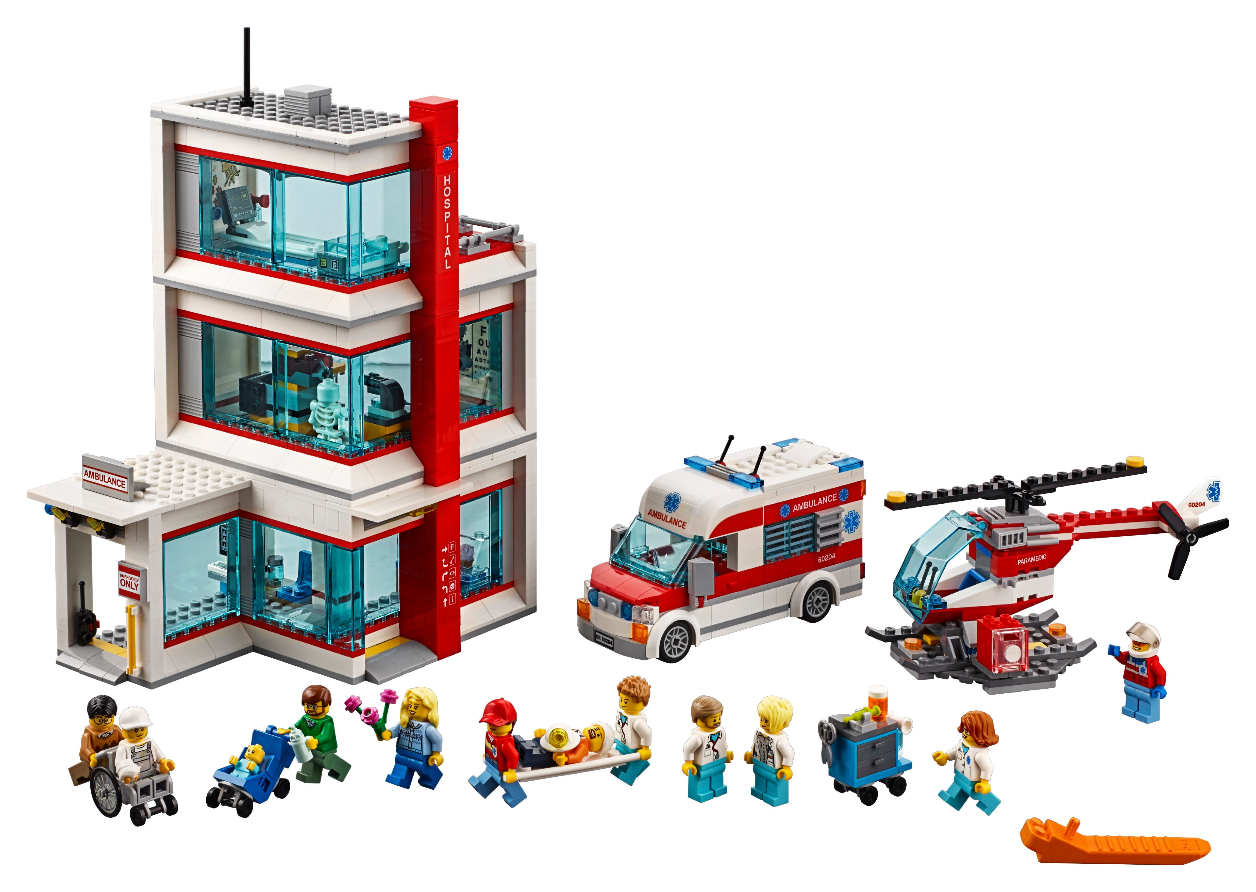 LEGO City LEGO Hospital 60204 Walmart.com