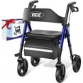 thumbnail image 1 of Andador VOCIC Z21 con ruedas de 8", asiento, plegable, capacidad 159 kg, 1 of 9