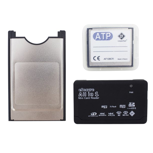 Compact Flash Reader/Writer Kit for Embroidery Machines With PCMCIA