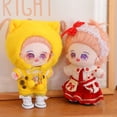thumbnail image 4 of Muñeca de peluche de algodón Kawaii de 20 cm, figura de superestrella rellena, muñeca de algodón con cuerpo gordo, peluca, accesorios, se puede cambiar de ropa, regalo, 4 of 6