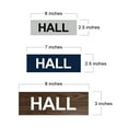 thumbnail image 5 of Basic Hall Sign (Blue) - Small, 5 of 5