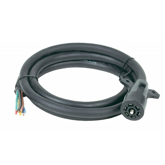 Hopkins Towing Solutions 20146 8 7 RV Blade Molded Trailer Cable, GRAY