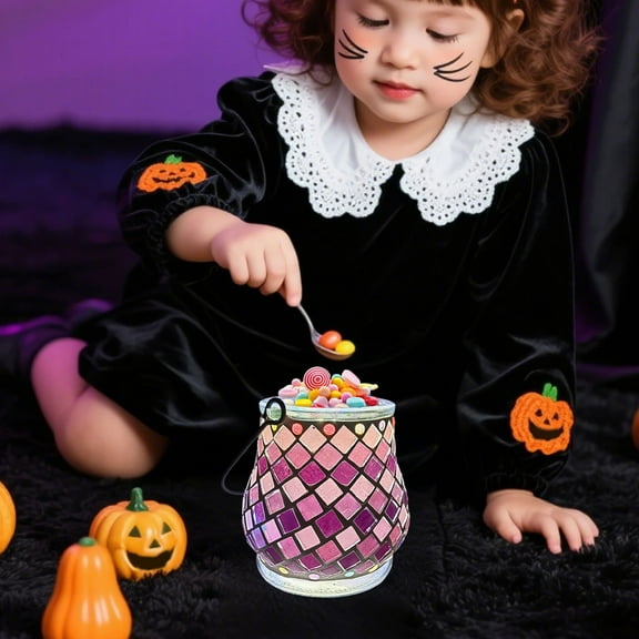 YZEGDCH Halloween Candy Punch Bowl, Bowl Large Storage Container for Halloween Treats fpr Party Favor Decoration