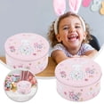 thumbnail image 1 of TIELUTT Easter Bunny Tinplate Candy Snack Container Party Storage with Lids 30 Rice 25 Pounds Pantry Organization and Storage Containers Containers for Organizing with Can Storage Organizer Pantry, 1 of 6