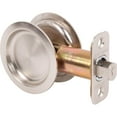 thumbnail image 3 of Stone Harbor Hardware Round Pocket Door Lock, Passage Function, 2-3/8" Backset, Satin Nickel, 3 of 3
