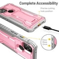 thumbnail image 4 of FITO For Google Pixel 5 Case, Phone Case with Screen Protector and Kickstand (Pink), 4 of 7