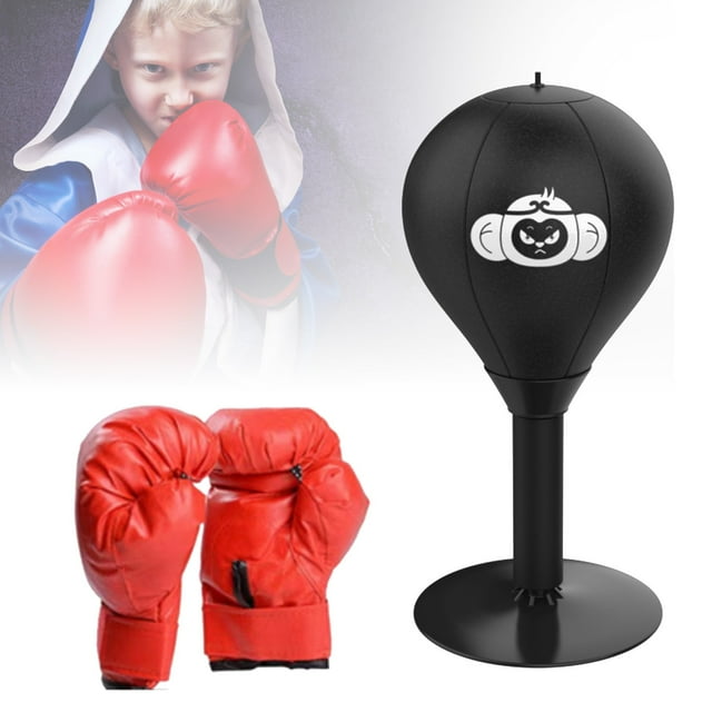 Desktop Suction Punching Bag for Stress Boxing Training and Fitness Exercise for All Ages