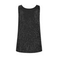 thumbnail image 5 of BOOMNY Toddler Girls Sleeveless Sequins T-Shirts Crew Neck Sparkly Tank Tops for Girl Stage Performance Tops, 5 of 6