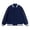 Navy, variant on Plus Size Baseball Varsity Jacket for Women Button Down Fall Bomber Jacket Causal Long Sleeve Jacket with Pockets S-5XL