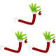 thumbnail image 1 of Navidad Monstruo Enojado Elfo Brazos Piel Brazo Muñeca Verde, 1 of 6