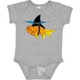 thumbnail image 3 of Inktastic Funny Goldfish with Shark Fin Boys or Girls Baby Bodysuit, 3 of 5