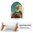 thumbnail image 2 of Picia Western Desert Cactus Bald Eagle Pattern Knitted Beanie Hat for Men and Women , Unisex Winter Warm Stretchy Knit Cap Thick Fisherman Beanies Cuffed Plain Skull Caps, 2 of 6