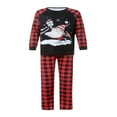 thumbnail image 2 of Pyjama de Noël pour la Famille Pjs de Noël Correspondant Ensembles à Carreaux Rouges Christma Pyjama Famille de Vacances de Noël Ensemble de Vêtements de Nuit, 2 of 10