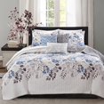thumbnail image 2 of Madison Park Luna Coverlet Set, Full/Queen, Blue, 2 of 5