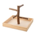 thumbnail image 4 of Miangastore 1Pcs Wood Parrot Perch Toy Suitable for Small Birds and Pet Owners, 4 of 8