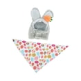thumbnail image 1 of Disfraz de ganso de Pascua para estatua de 58 cm, divertido, creativo, decorativo, primaveral, con orejas de conejo y bufanda para patio, porche y Gris, 1 of 8