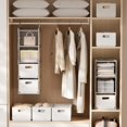 thumbnail image 2 of Bacs de Rangement avec Couverclesquart Bacs de Rangement en Plastique s Bacs de Rangement Empilables avec Roues Organisateurs et Rangement pour Garde-Robe Boîte de Rangement, 2 of 7