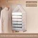 thumbnail image 1 of Bolsa de almacenamiento colgante para armario, organizador para pantalones, calcetines, camisetas, ropa interior, 1 unidad, 1 of 5