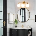 thumbnail image 2 of Bathroom vanity lights gold 3 light modern vanity light fixtures, 2 of 5