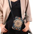thumbnail image 4 of HELLHERO Cow Sunflowers Travel Crossbody Purse Polyester Leakproof Sling Bag for Outdoor Travel, 4 of 7
