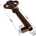 thumbnail image 4 of Haz·quls (KY-14AC) Hollow Barrel Antique Skeleton Key (2 Pcs), 4 of 4