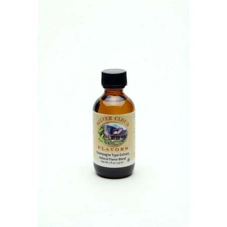 Champagne Flavor - Champagne Type Extract, Natural Flavor Blend - 2 fl. oz. glass bottle