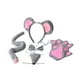 thumbnail image 3 of Diadema con orejas de ratón para cosplay, conjunto de disfraz de animal suave para fiesta de para Halloween, 3 of 8
