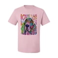 thumbnail image 3 of Colorful Beagle | Dogs Love You | Dean Russo Art Animal Lover Men's T-Shirt, Light Pink, Small, 3 of 6