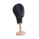 thumbnail image 5 of Cabeza de maniquí con soporte para exhibición de pelucas, circunferencia de la cabeza: 54 cm (16,34 pulgadas), uso versátil para peluquería doméstica, negro, 5 of 8