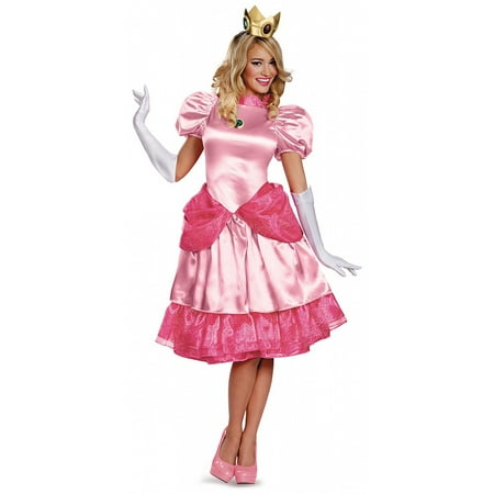 Princess Peach Deluxe Adult Costume - X-Large