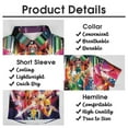 thumbnail image 5 of Power Rangers Mens Hawaiian Shirt Short Sleeve Button Down Shirts Tropical Summer Beach Shirts, 5 of 7