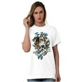 thumbnail image 3 of The Wild Life Skull Panther Tattoo Plus Size Crewneck Graphic Tee Shirt Brisco Brands 4X, 3 of 5