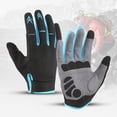 thumbnail image 3 of Fvsianol Cycling Gloves Ridding Gloves 1 Pair Touch Screen Non slip Cycling Gloves Breathable Holes Adjustable Fastener Outdoor Riding Sport Wear resistant, 3 of 6