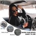 thumbnail image 5 of Soporte para gafas de sol para coche, estuche para gafas de sol, universal, para automoción, cristales brillantes, soporte para gafas, caja protectora, caja de almacenamiento, organizador co JFHHH pequeña, 5 of 5