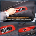 thumbnail image 5 of TINKI Window Lift Switch Cover Compatible with Chevrolet Corvette C8 Stingray 2020-2023, ABS Window Lift Switch Panel Decoration Frame Trim Cover, 5 of 16