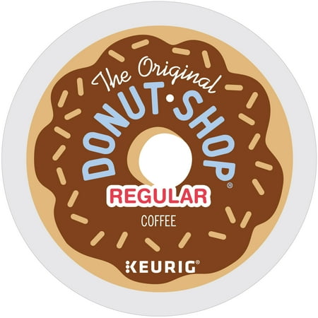 The Original Donut Shop Regular Coffee, Keurig K-Cup Pods, Medium Roast, 18