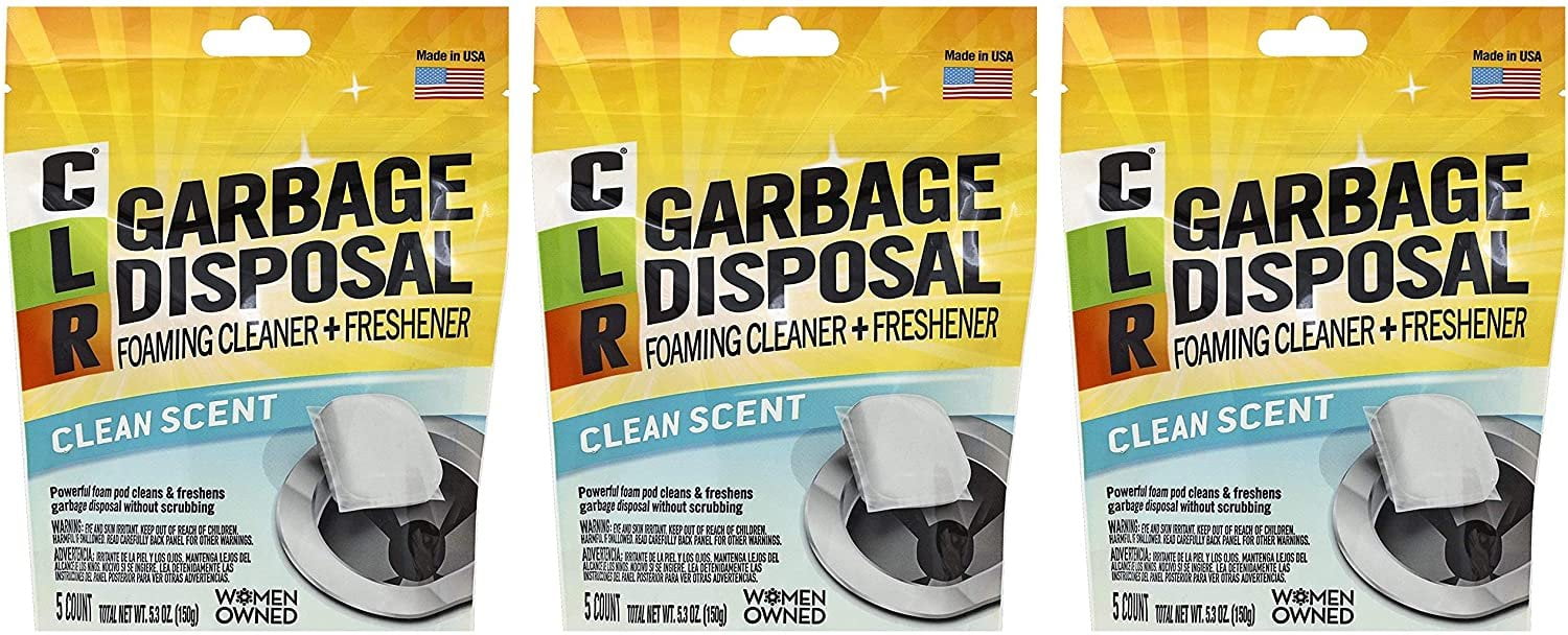 CLR Garbage Disposal Cleaner, 5 Pods hr k