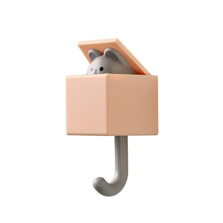 

Cute Hooks Powerful Punch Hanging Hook Hook Animals