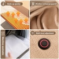 thumbnail image 5 of Heated Lap Blanket and Wearable Shawl, Hooded Electric Heating Blanket with Zipper and 3 Heat Levels for Office Work Sofa Lounging Travel and Home, 5 of 6