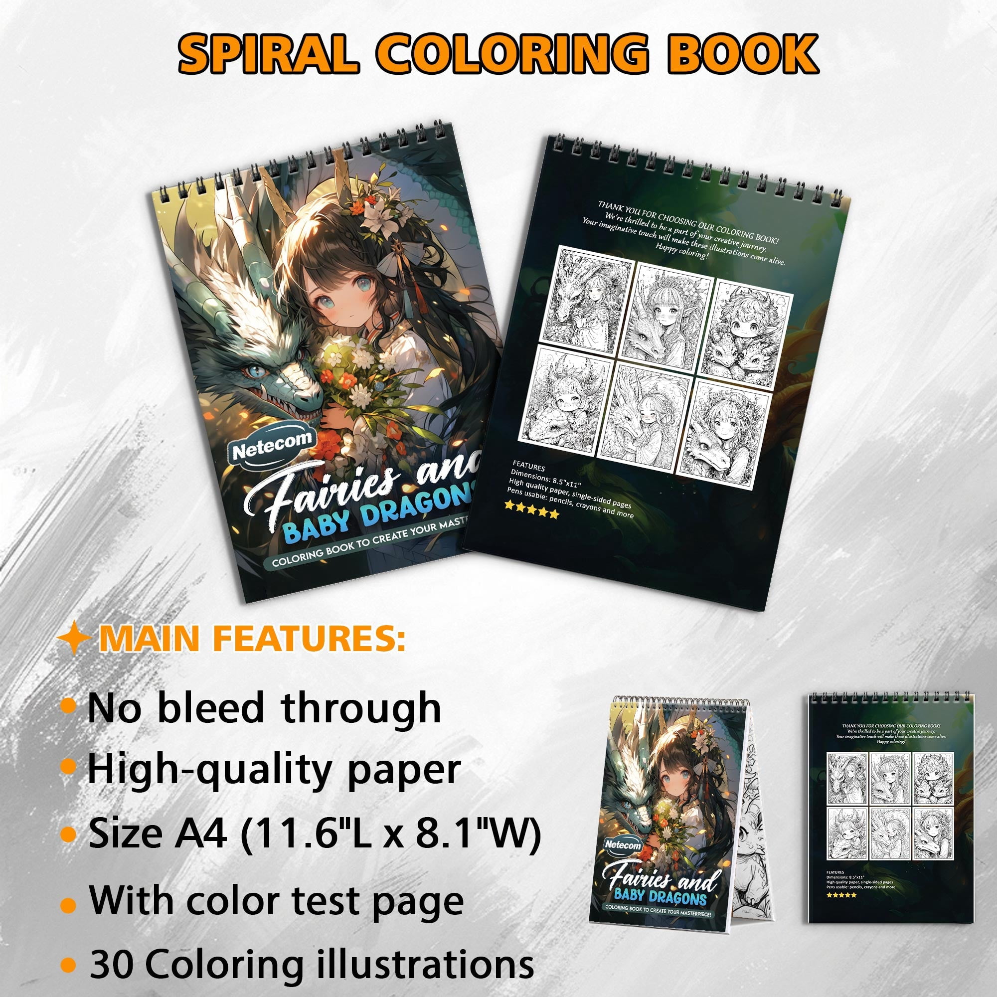 TPLHOUSE Pin Up Christmas Coloring Book Spiral Bound for Adult, Premium Cover