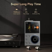 MUSICOZY 80GB MP3 Player with Bluetooth 5.3,Lossless DSD FLAC HD HiFi Portable Digital Music Player with FM Radio Recording,2.4in HD Screen Music Mp3 Player,10H Music Playback,128GB Support
