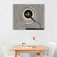 thumbnail image 2 of Orinice  Fashion Wall Art Prints Set of 6 Abstract Geometric Retro Music Record Player Canvas Posters Mid Century Modern Minimalist Wall Decor  16x12in, 2 of 6