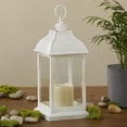 thumbnail image 4 of 6PCS LED Decorative Lanterns, Kate Aspen White Vintage Rustic Home Dcor Lantern Tabel Centerpiece for Wedding, Bridal Shower, Anniversary Party - Manchester, 4 of 6