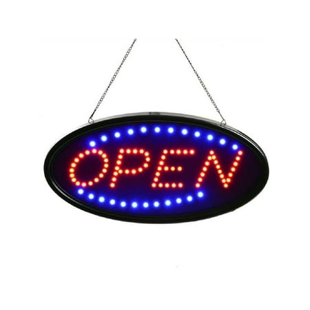 Deliver Neon Sign - Animated LED Neon Light Shop Business Open Signs Oval