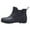 Black, variant on Women's Decks Boots Water Proof Ankle Rain Boot Slip on Rubber Garden Fishing Booties for Boating Camping Farming Work Black Size 6.5