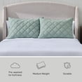 thumbnail image 4 of Better Homes & Garden Diamond Gauze Sham, Sage, King, 2 count, 4 of 8