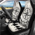 thumbnail image 2 of Jeiento Mountain 14 Pack Car Front Rear Seat Covers Steering Wheel Cover Seatbelt Cushion Armrest Cover Headrest Covers Coasters Keychain, Auto Interior Accessories for Men Women, 2 of 7