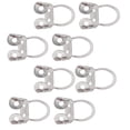 thumbnail image 3 of 8Pcs Banjo Finger Picks Stainless Steel Hollow Guitar Finger Picks Musical Instrument Accessories, 3 of 7
