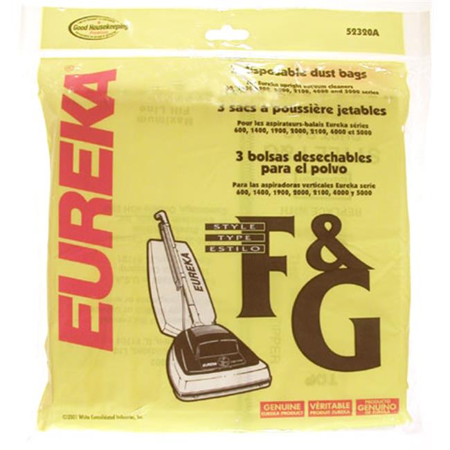 Eureka 52320C6 Disposable Dust Bags Type F & G Walmart Canada