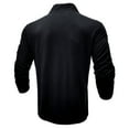 thumbnail image 4 of Betivan Men's Solid Color Bag Collar Outdoor Sports Base Shirt Long Sleeved T-shirt Top Mens Casual Outerwear Warm Fall Winter Clothing, 4 of 7